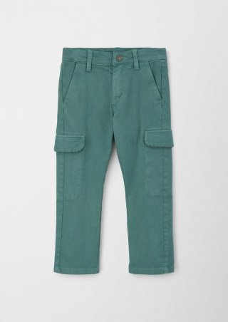 s.Oliver Pelle: Hose mit aufgesetzten Taschen - minze