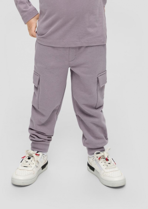 s.Oliver Leggings mit Cargotaschen - grau