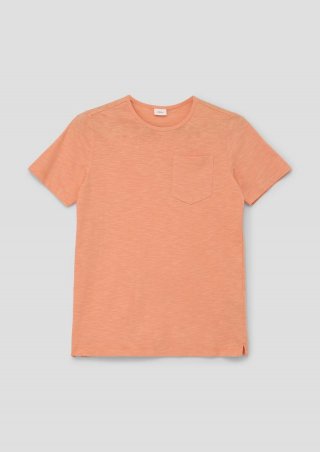 s.Oliver T-Shirt mit Brusttasche - mango