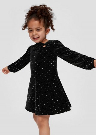 s.Oliver Kleid mit Ring-Detail - schwarz
