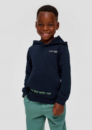 s.Oliver Sweatshirt mit Kängurutasche - navy