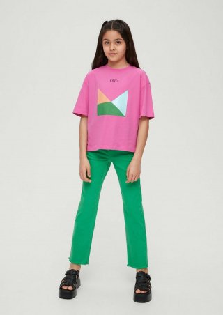 s.Oliver Jerseyshirt mit Frontprint - pink