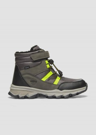 s.Oliver Warm gefütterte Boots im sportiven Look - grau