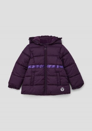 s.Oliver Steppjacke mit Pailletten - lila