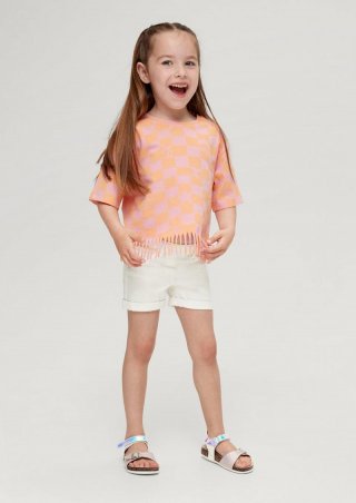 s.Oliver Regular: Shorts aus Baumwollmix - weiß