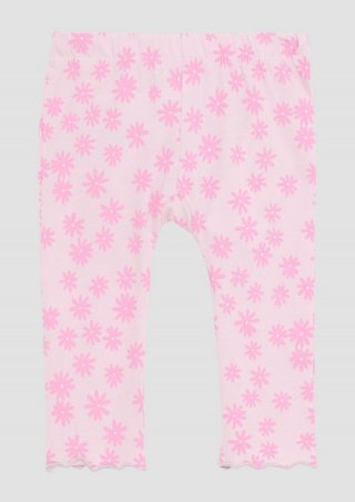 s.Oliver Weiche Leggings mit floralem All-Over-Print - zartrosa