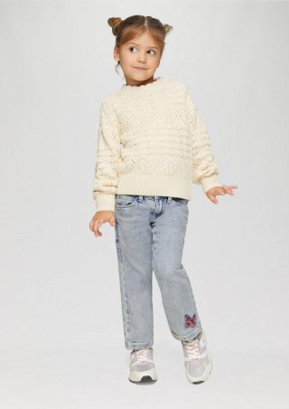 s.Oliver Jeans Betsy / Regular Fit / Mid Rise / Flared Leg / mit Paillettendetail - blau