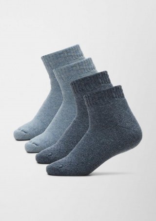s.Oliver 4er-Pack ABS-Socken - dunkelblau