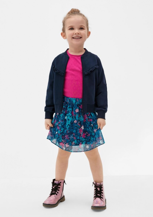 s.Oliver Sweatjacke im Loose Fit - navy