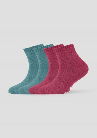s.Oliver 4er-Pack ABS-Socken - pink