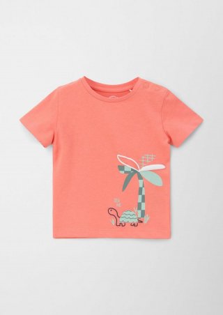 s.Oliver T-Shirt aus reiner Baumwolle - hellorange