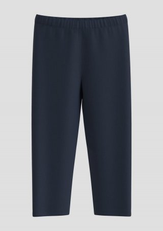 s.Oliver Capri-Leggings aus Baumwollstretch - navy