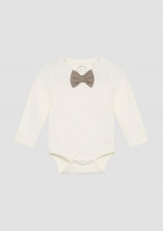 s.Oliver Shirtbody mit Fliege - ecru