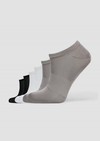 s.Oliver Kurze Socken im 6er-Pack - schwarz