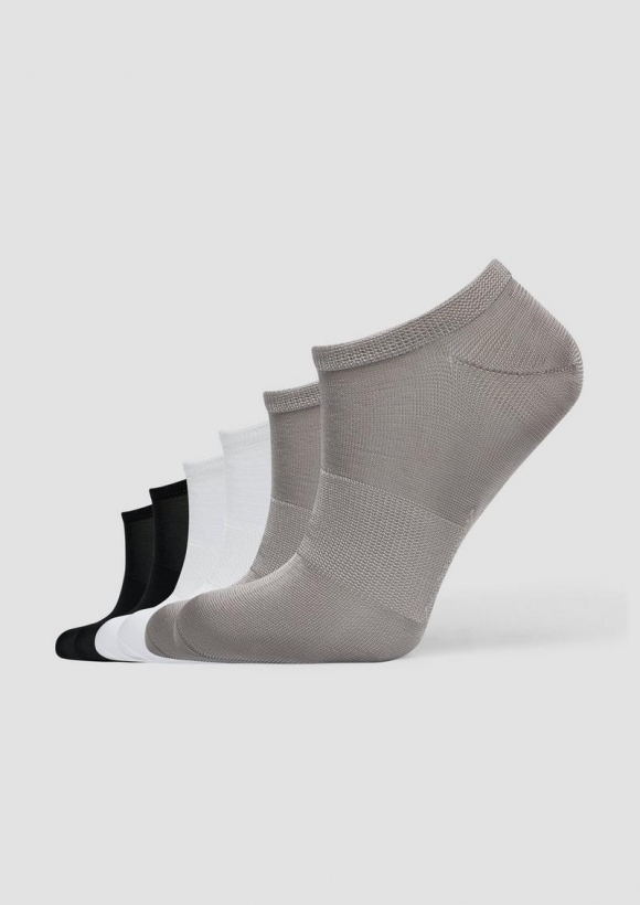 s.Oliver Kurze Socken im 6er-Pack - schwarz