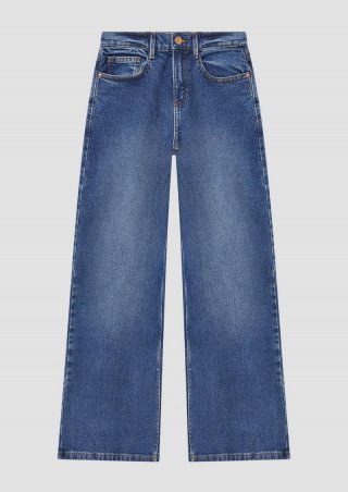 s.Oliver Jeans / Regular Fit / Mid Rise / Wide Leg - blau
