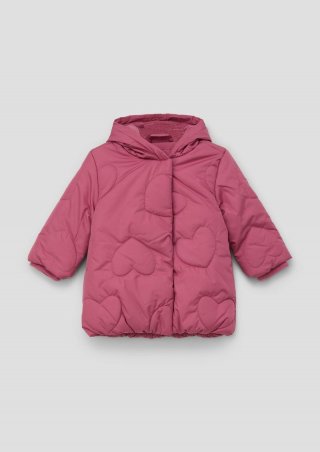 s.Oliver Mantel mit Herz-Steppung - pink