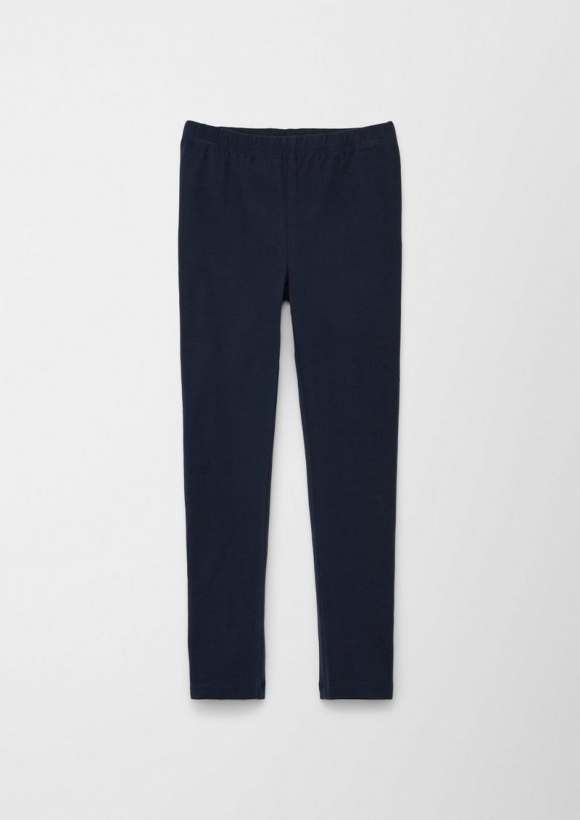s.Oliver Ankle-Leggings aus Baumwollstretch - navy