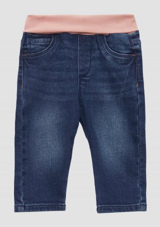 s.Oliver Wärmende Jeans mit Umschlagbund - blau
