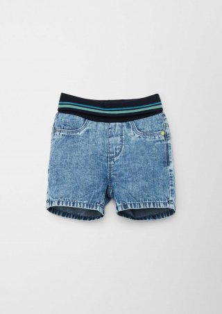 s.Oliver Jeans-Shorts / Regular Fit / High Rise / Straight Leg - himmelblau