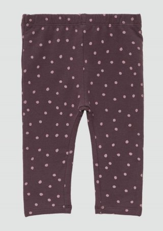 s.Oliver Leggings mit All-over-Print - lila