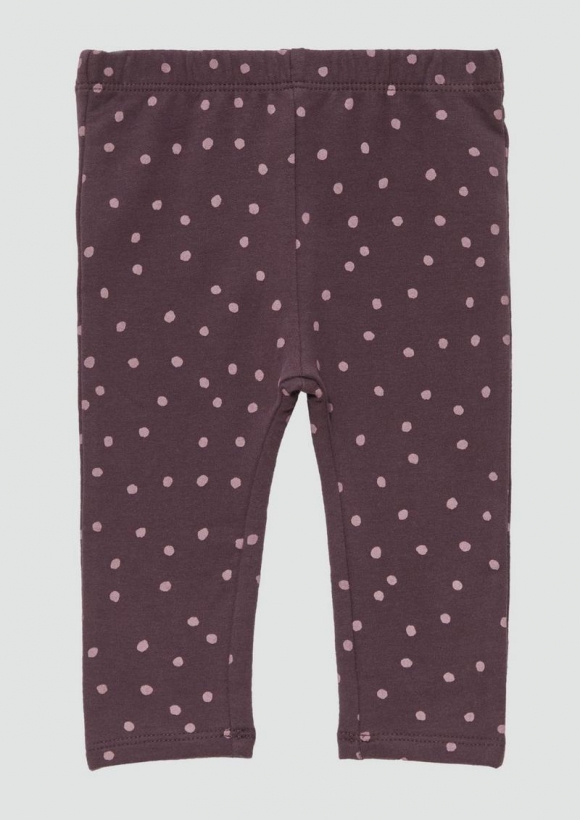 s.Oliver Leggings mit All-over-Print - lila