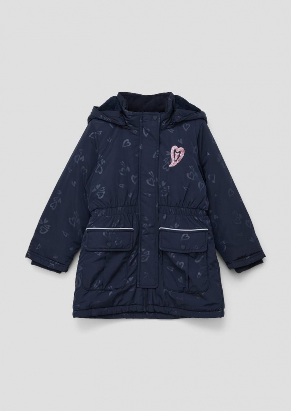 s.Oliver Mantel mit Pailletten - navy