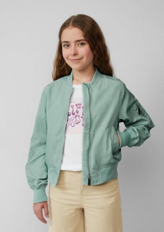 s.Oliver Blouson mit Zip-Details - ozeangrün
