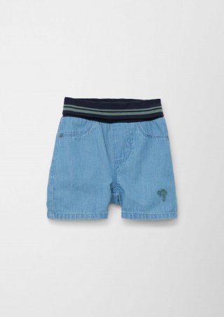s.Oliver Jeans-Shorts / Regular Fit / High Rise / Straight Leg - hellblau