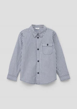 s.Oliver Hemd aus Popeline - navy