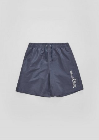 s.Oliver Badeshorts mit Print - navy