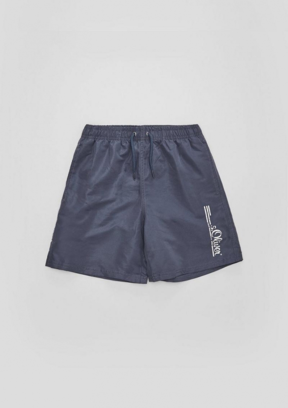 s.Oliver Badeshorts mit Print - navy