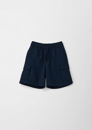 s.Oliver Kurze Hose mit Cargo-Taschen - navy