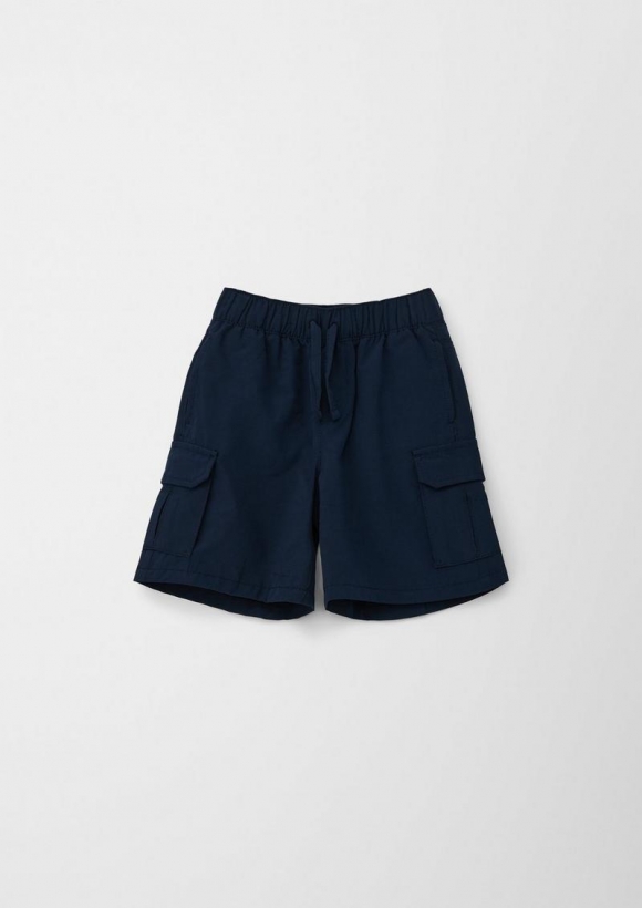 s.Oliver Kurze Hose mit Cargo-Taschen - navy