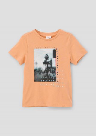 s.Oliver Baumwollshirt mit Frontprint - mango