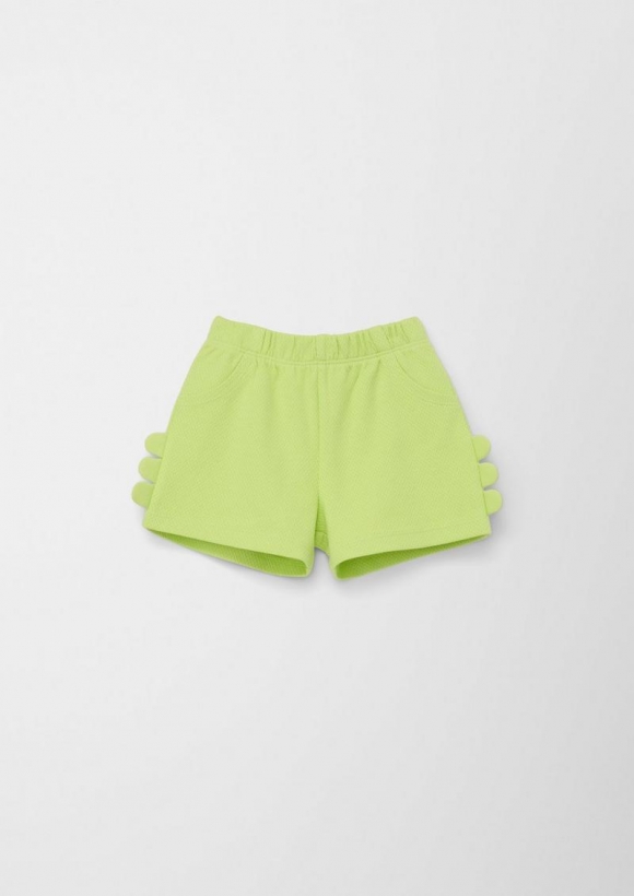 s.Oliver Short aus Mesh-Jersey - limettengrün