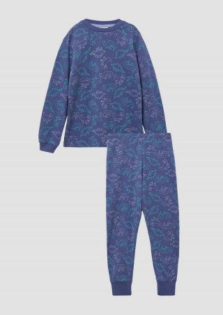 s.Oliver Pyjama aus Baumwolljersey - dunkelblau