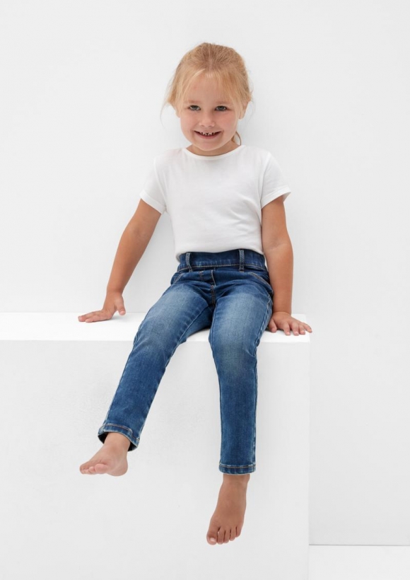 s.Oliver Jeans Treggings / Skinny Fit / Mid Rise / High Rise / Skinny Leg - blau