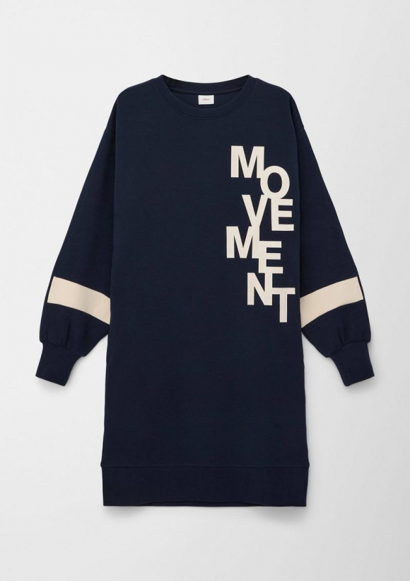 s.Oliver Kleid aus Interlockjersey - navy