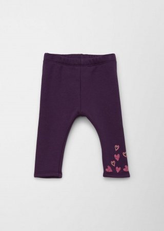 s.Oliver Leggings mit Printdetail - flieder