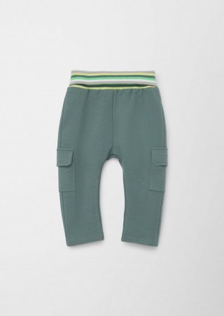 s.Oliver Leggings mit Cargotaschen - petrol