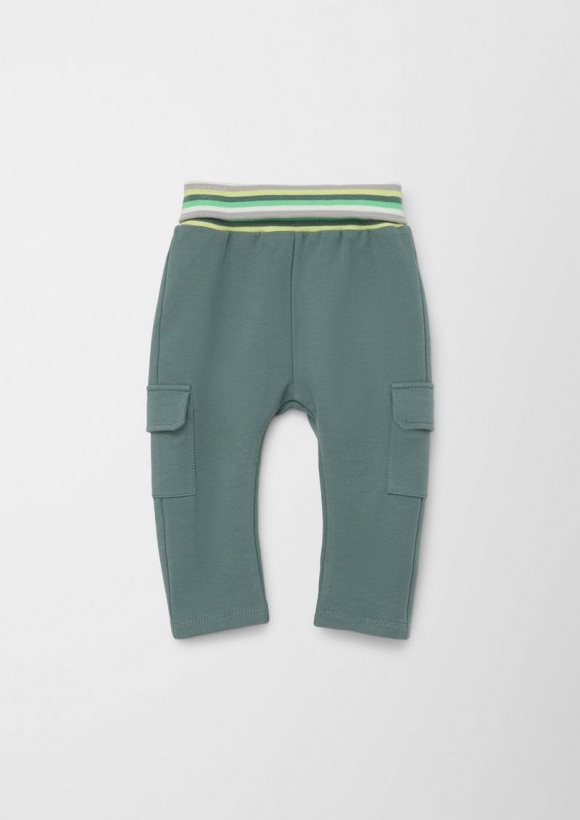 s.Oliver Leggings mit Cargotaschen - petrol