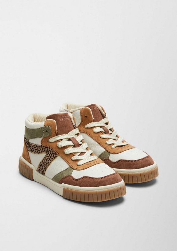s.Oliver High Top Sneaker - hellbraun