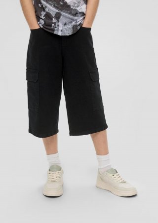s.Oliver Denim im Cargo-Stil - schwarz
