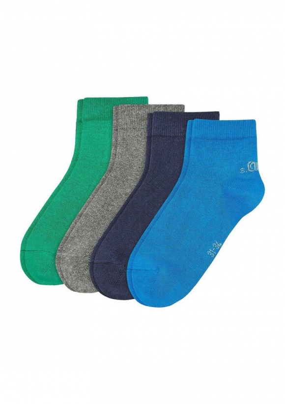 s.Oliver Socken im 4er-Pack - pastelltürkis
