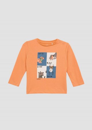 s.Oliver Baumwollshirt mit Frontprint - mango