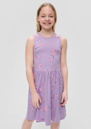 s.Oliver Minikleid mit Cut-out - lavendel