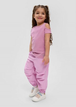 s.Oliver T-Shirt mit Cut-outs - rosa