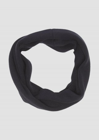 s.Oliver Loop-Schal aus Feinstrick - navy