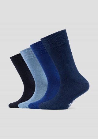 s.Oliver Socken im 4er-Pack - tiefblau